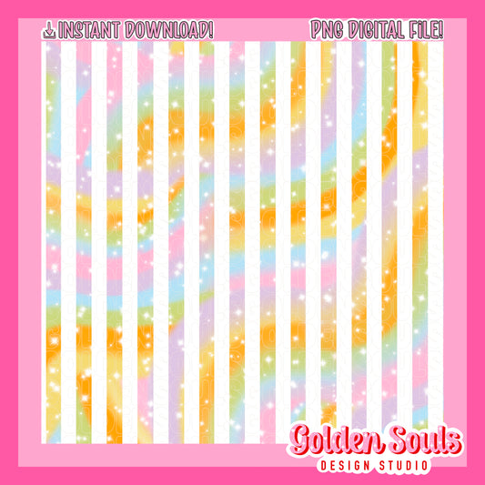 Sparkling Rainbow Spiders