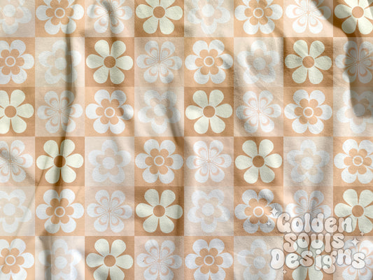Retro Block Floral