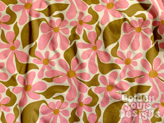 Groovy Girl Floral (Pink)