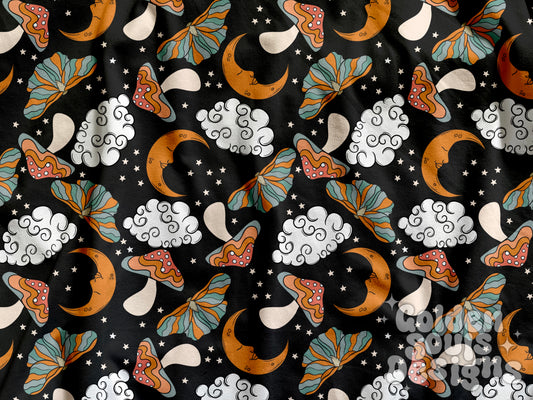 Boho Moths (dark)