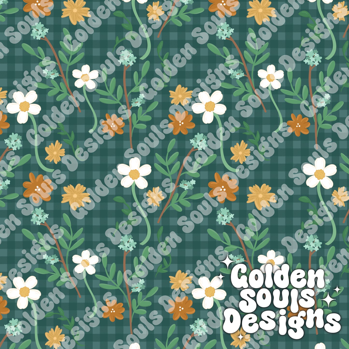 Gingham Floral