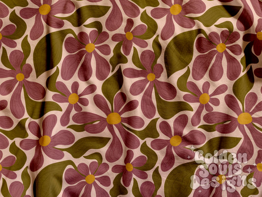 Groovy Girl Floral (Purple)