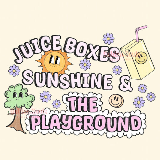 Juice Boxes, Sunshine & the Playground
