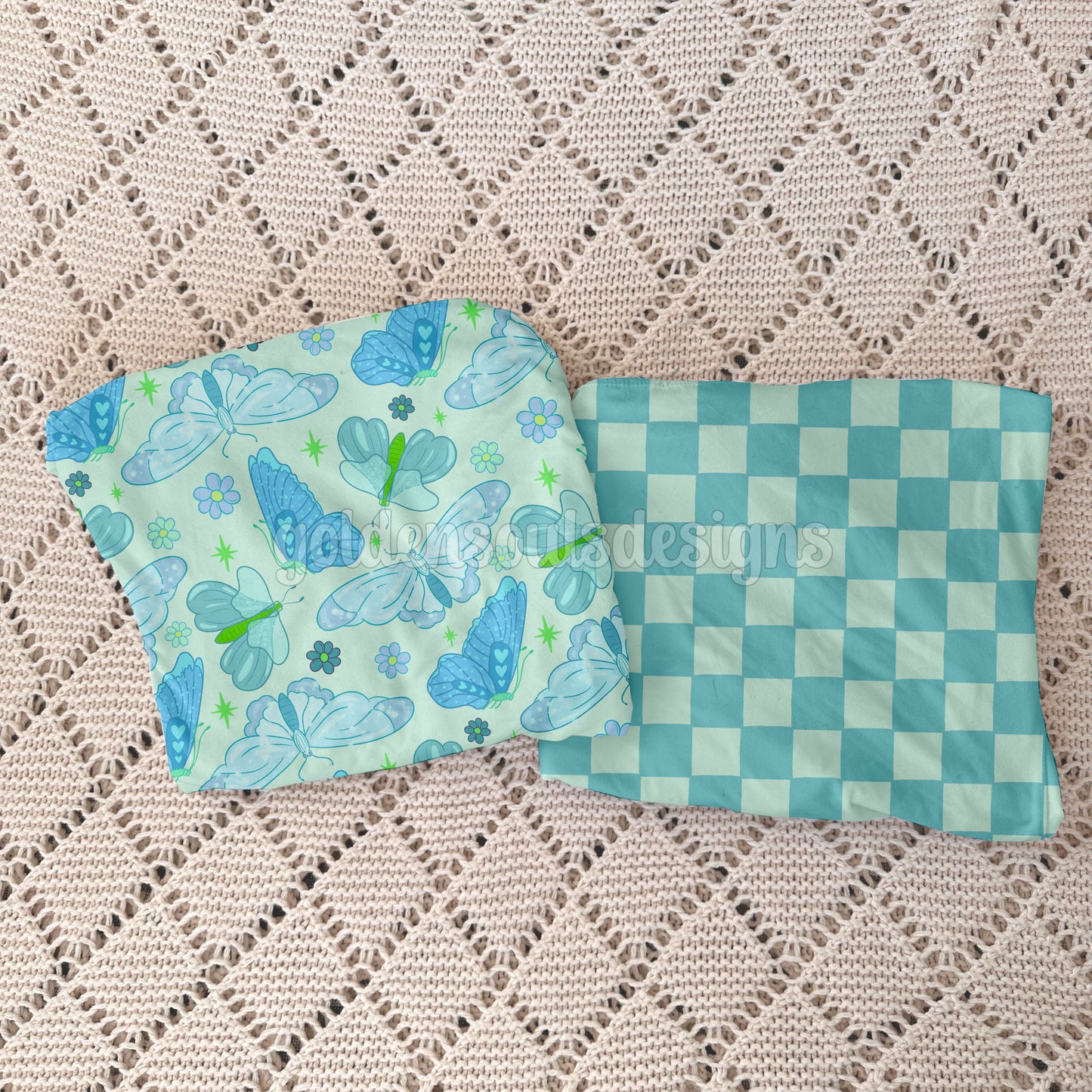 Girly Butterflies (blue)