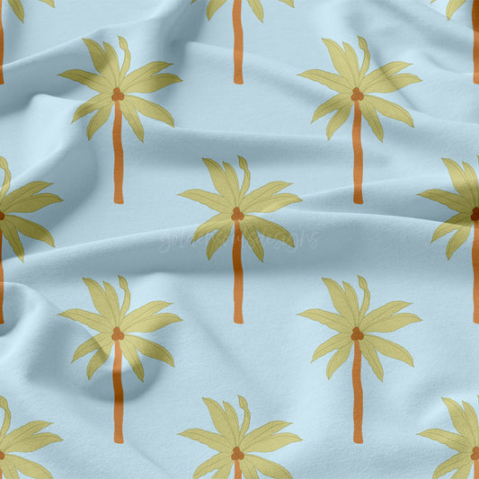 Palm Trees - Blue