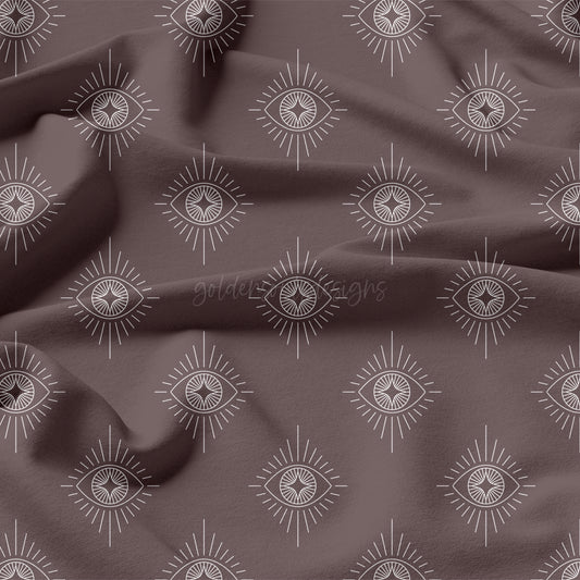 Mauve Evil Eyes