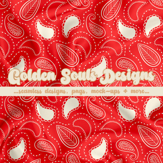 Red Paisley