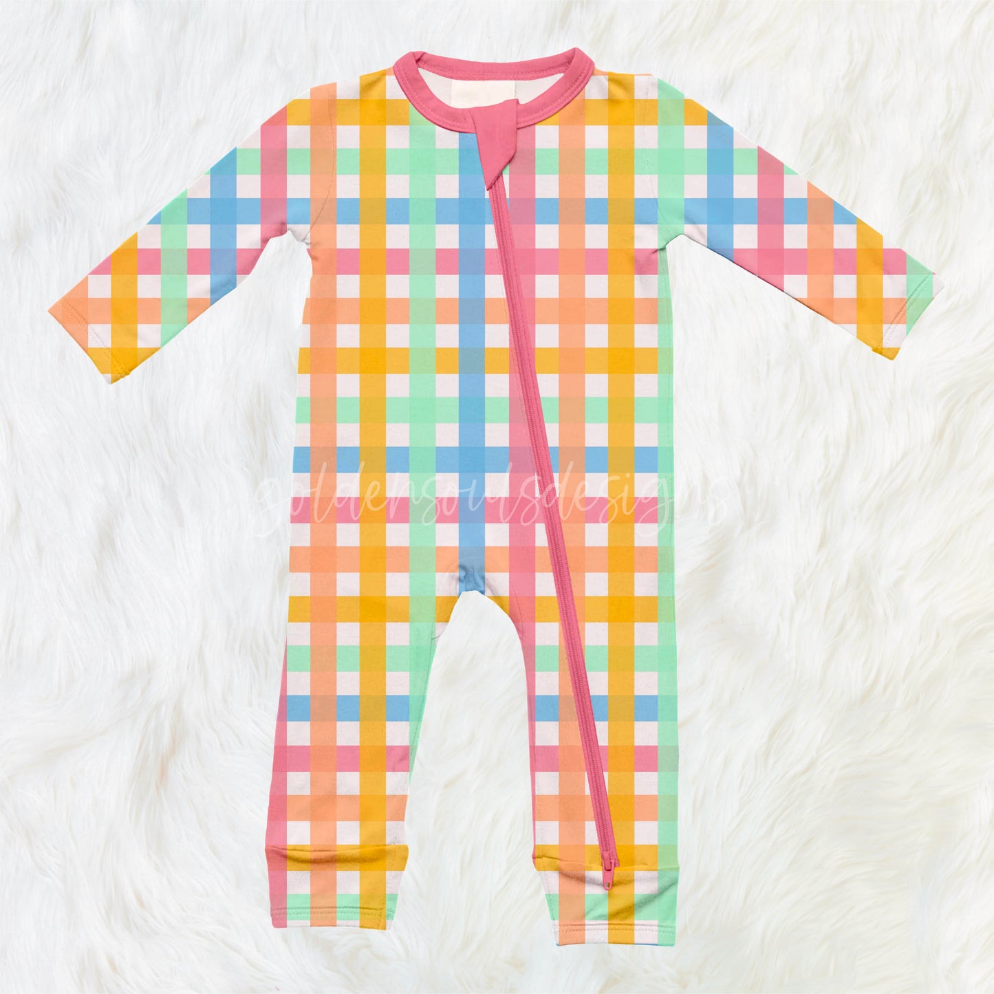 Rainbow Summer Plaid