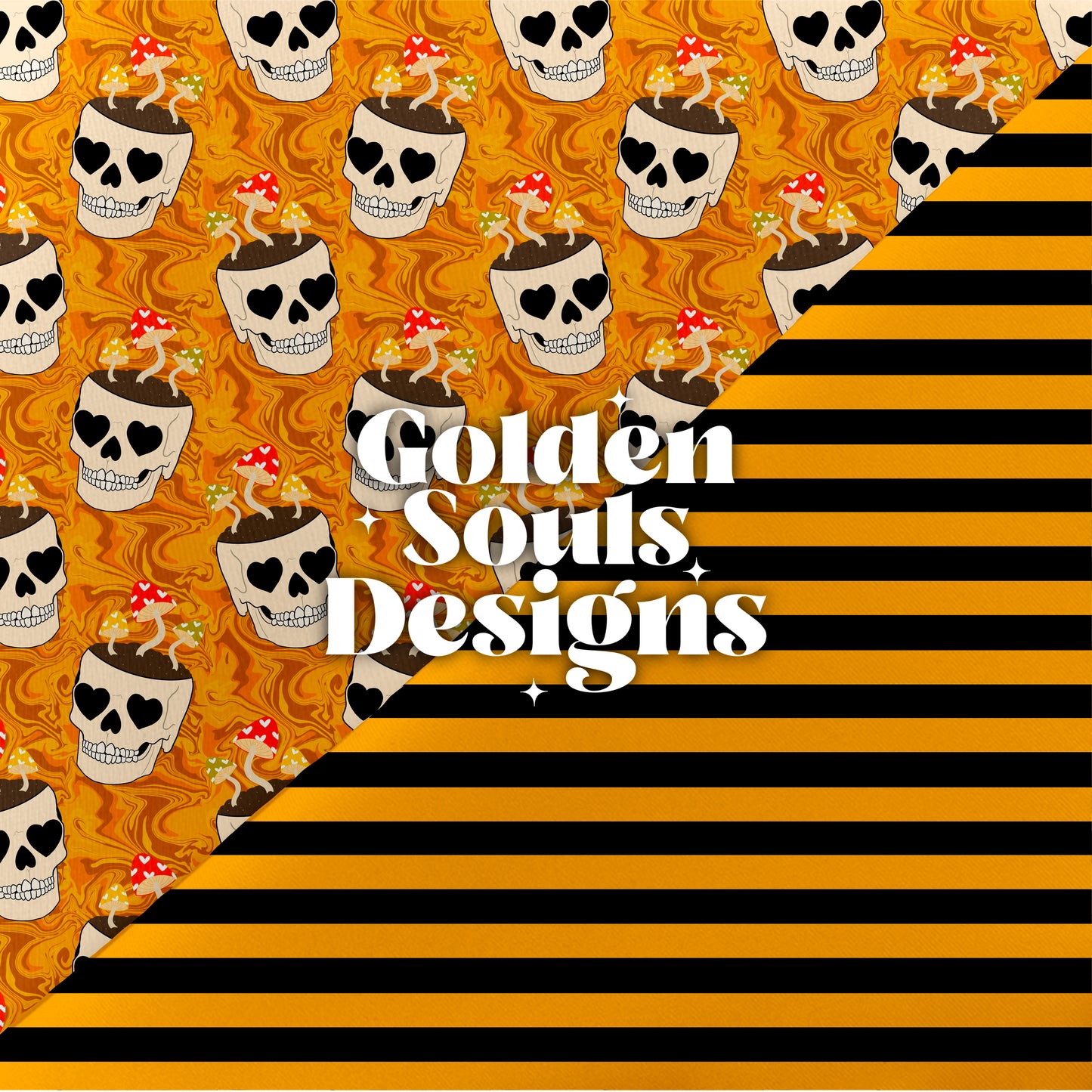 Orange Mushroom Skullys