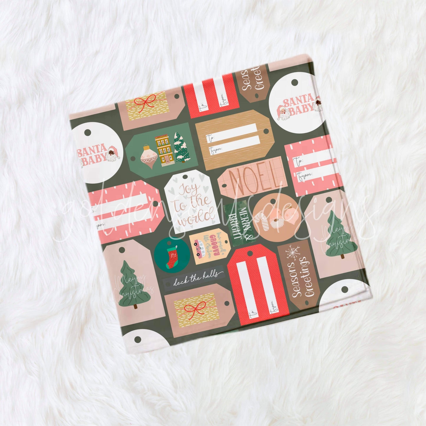 Christmas Tags (Dark Green)