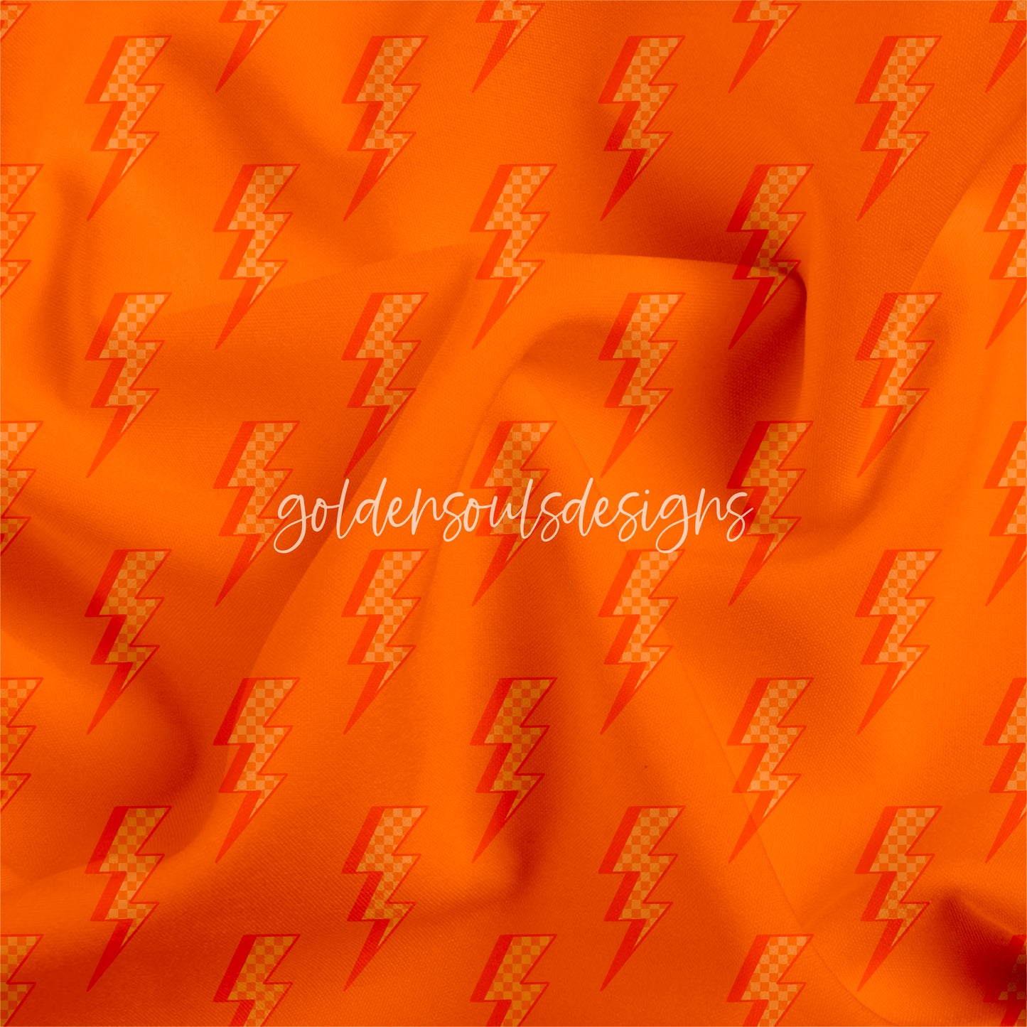 Orange Checkered Bolts