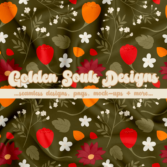 Whimsical Christmas Floral