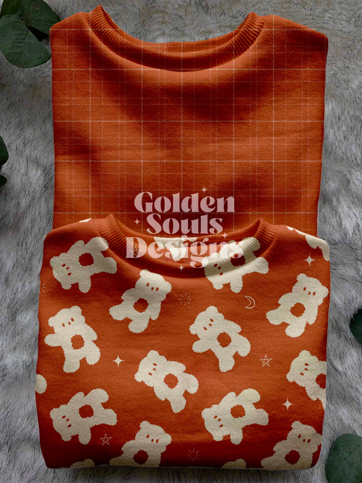 Rust Fluffy Bears