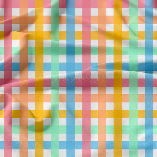 Rainbow Summer Plaid