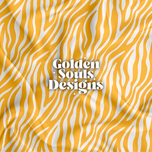 Funky Orange Zebra