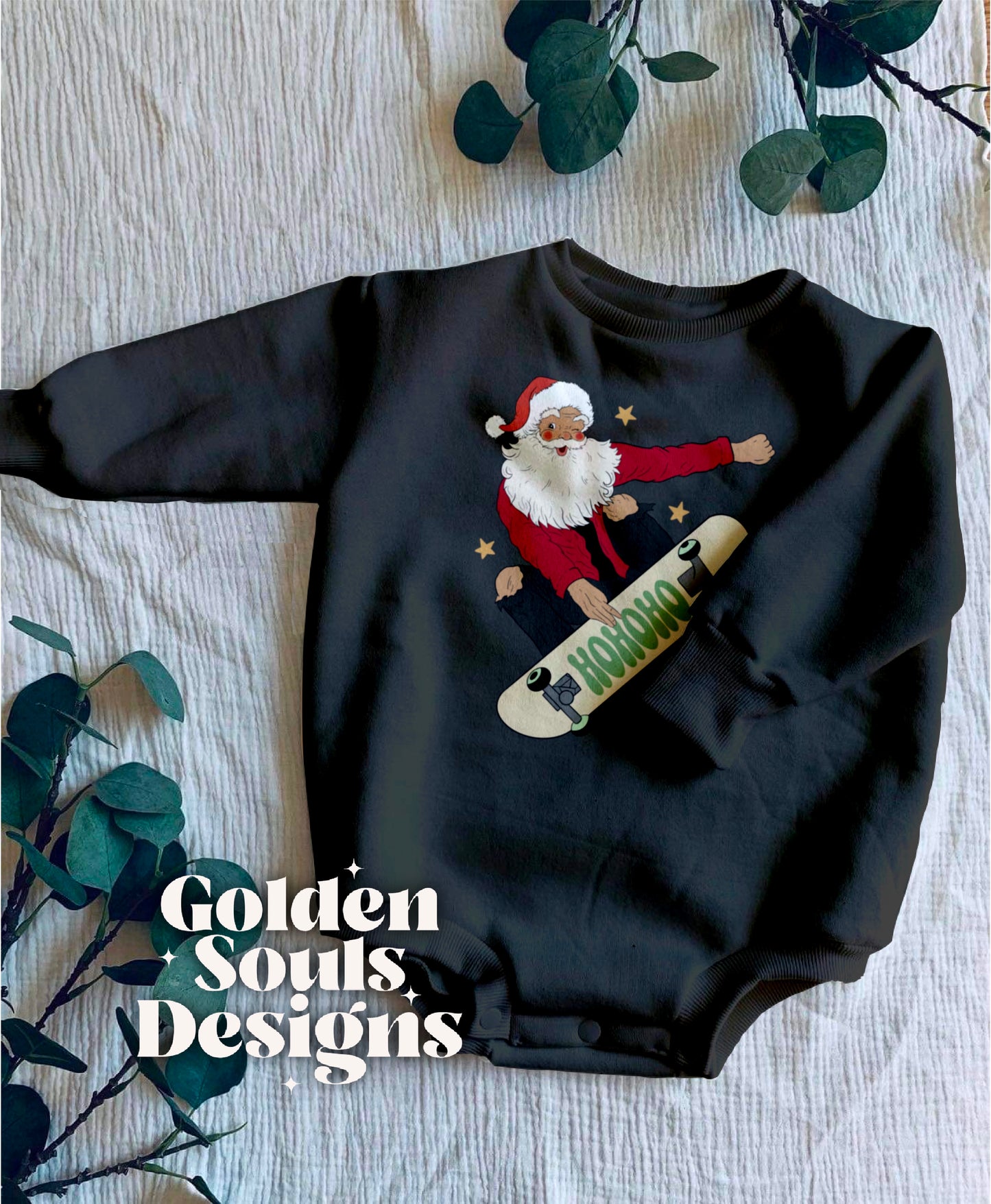 Skateboard Santa