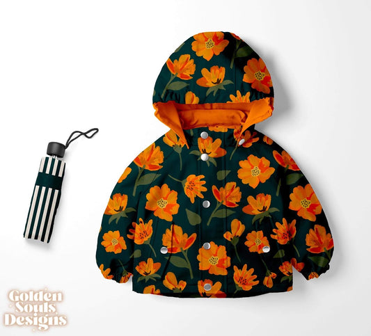 Orange Floral