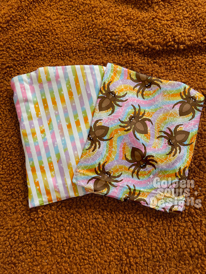 Sparkling Rainbow Spiders