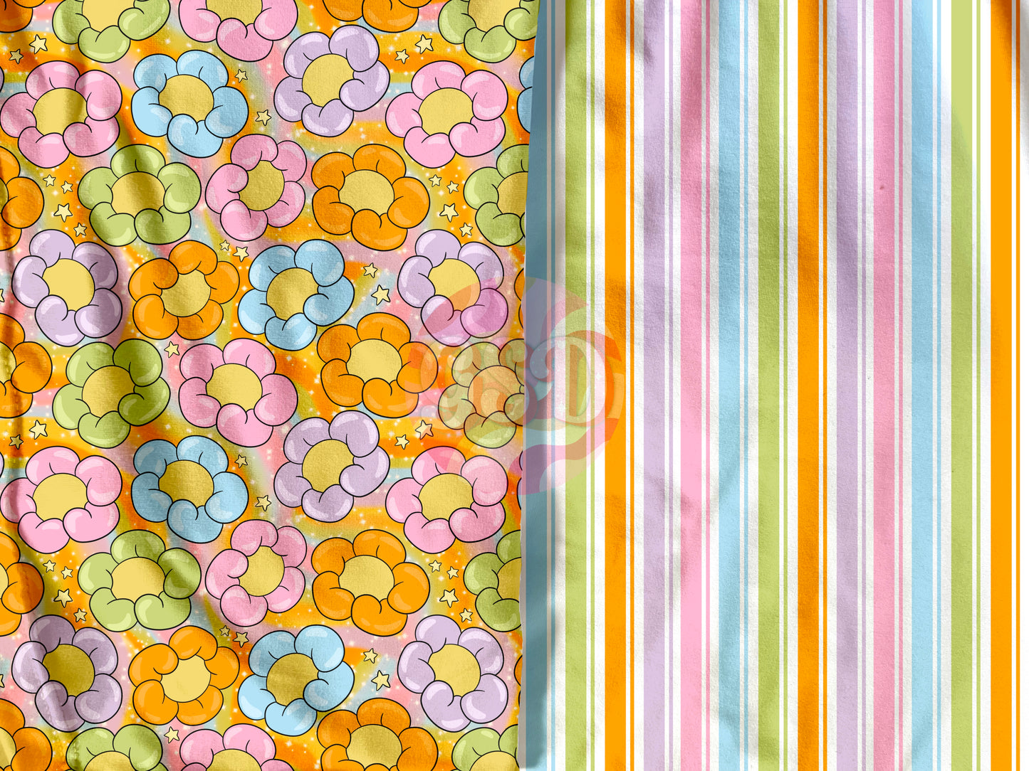 Sparkling Rainbow Floral