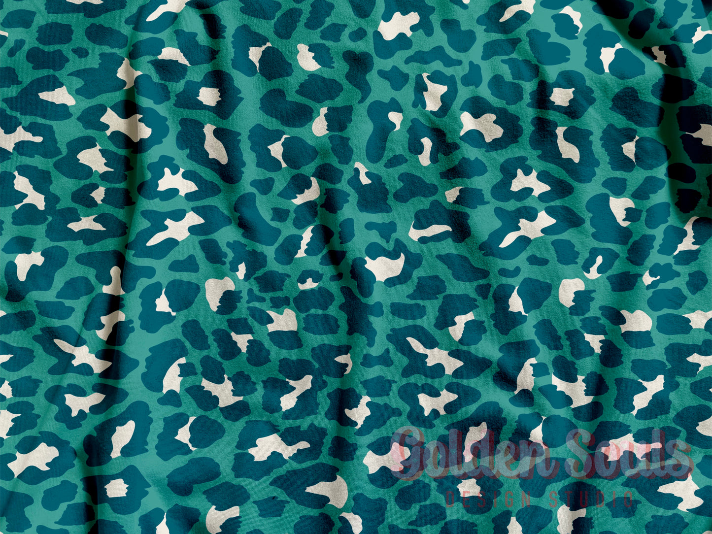 Teal Leopard