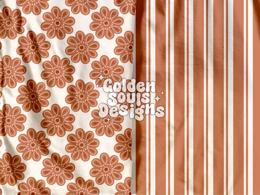 Free Spirit Floral (Terracotta)