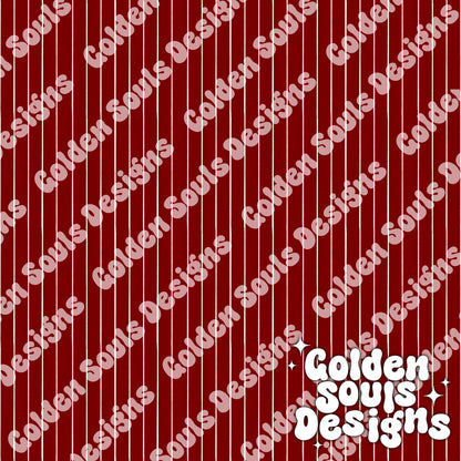 Christmas Trains Red