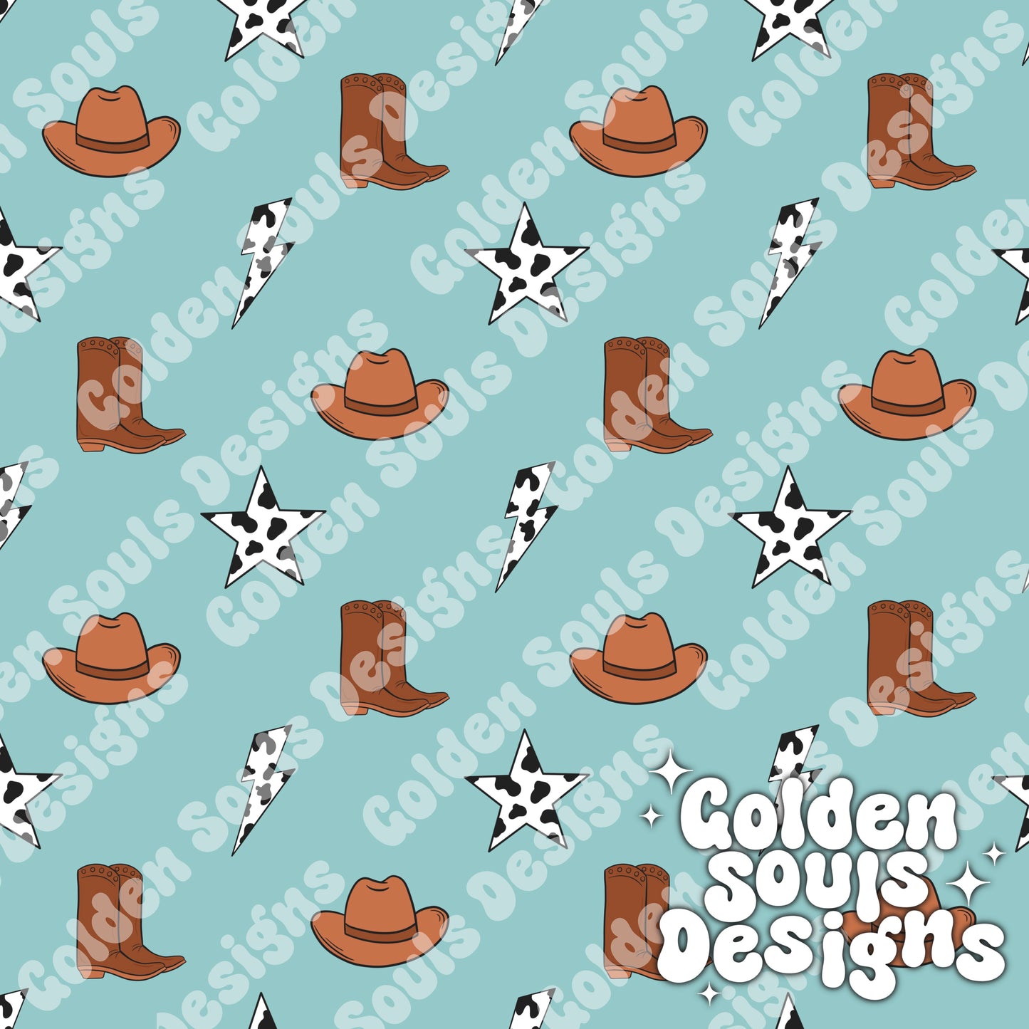 Electric Cowboy (blue)
