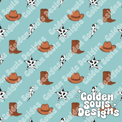 Electric Cowboy (blue)