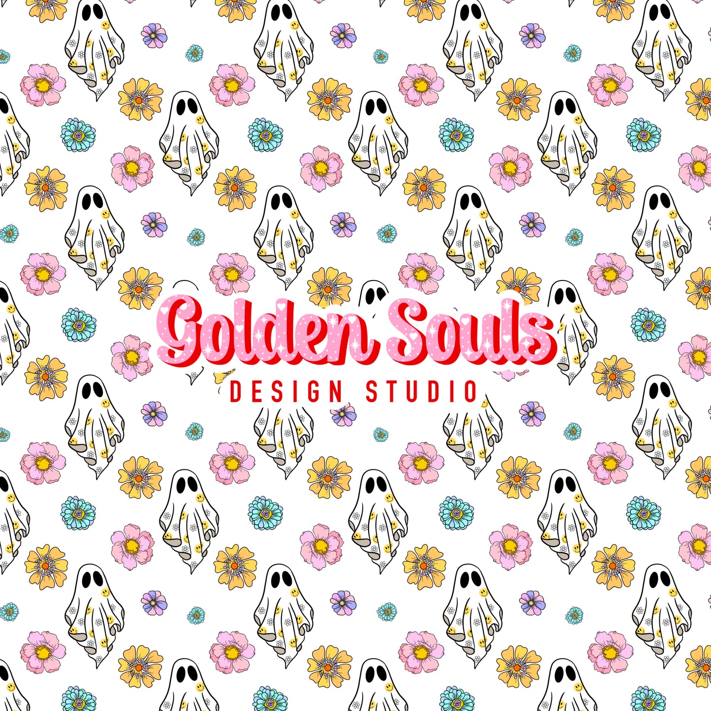 Cute Floral Ghosties