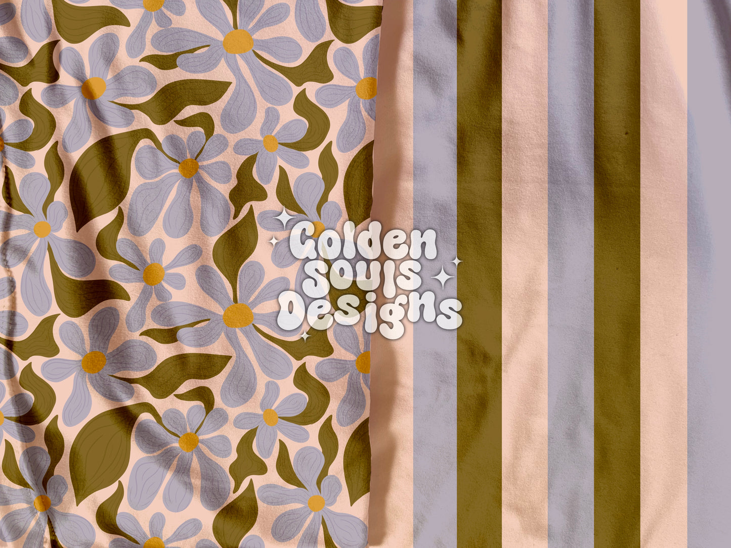 Groovy Girl Floral (Blue)