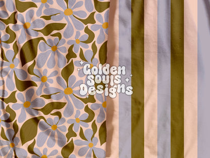 Groovy Girl Floral (Blue)