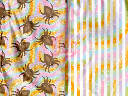 Sparkling Rainbow Spiders