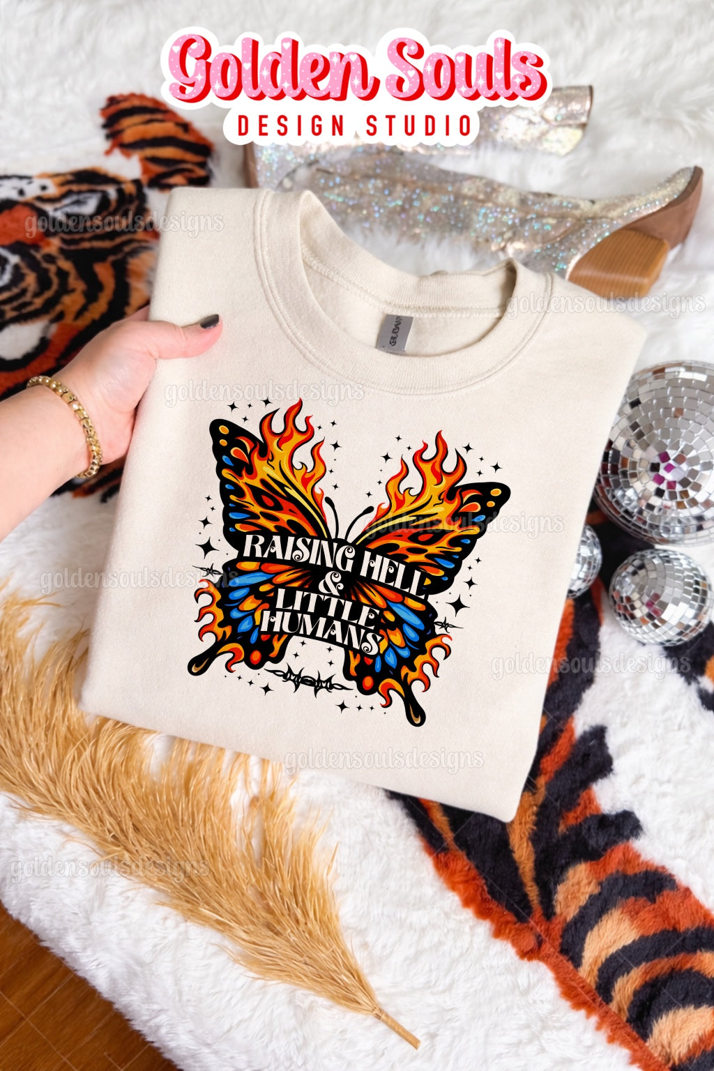 Raising Hell & Little Humans PNG