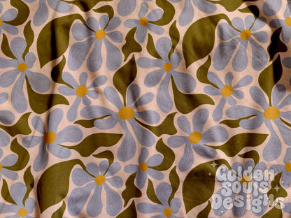 Groovy Girl Floral (Blue)