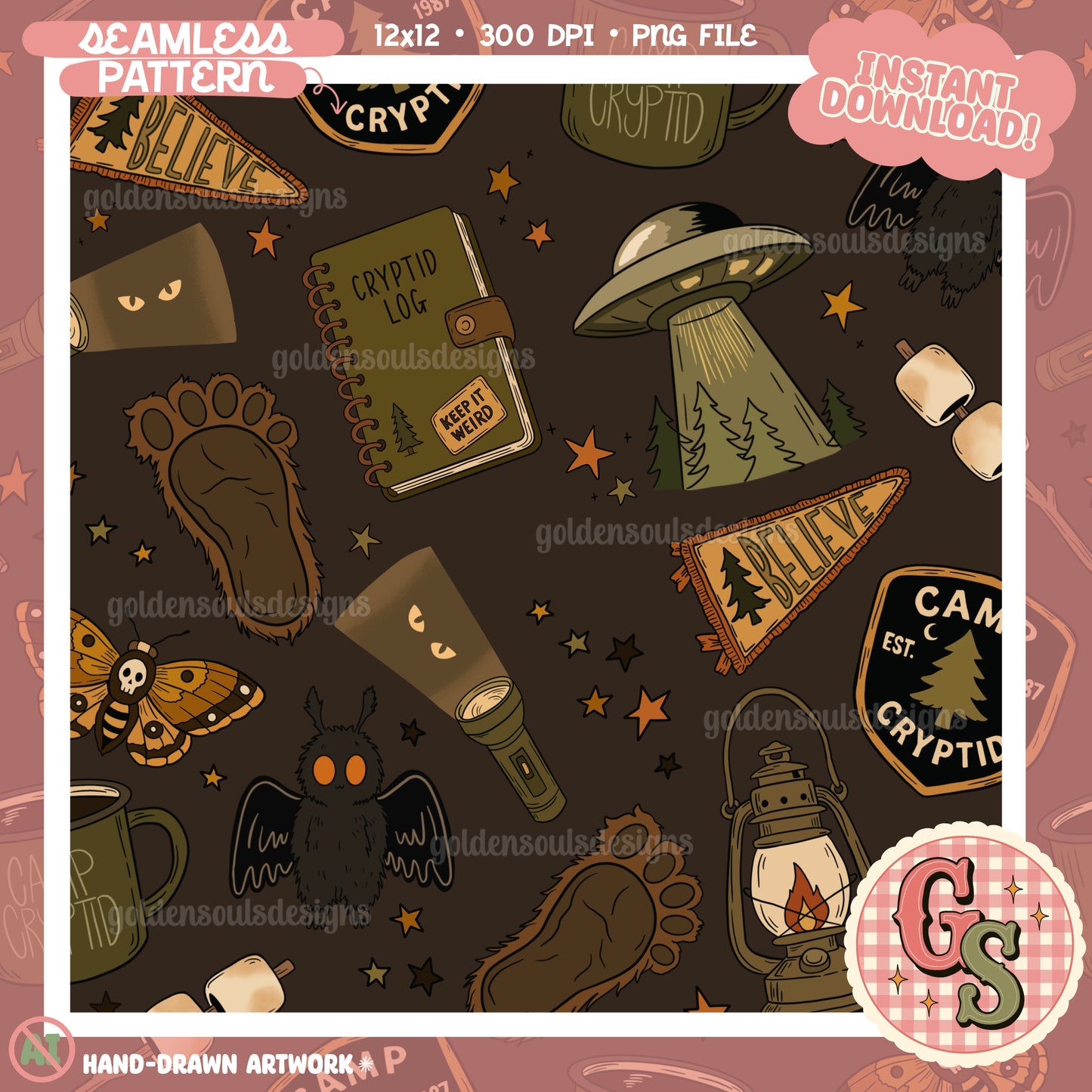 Camp Cryptid (boys - dark)