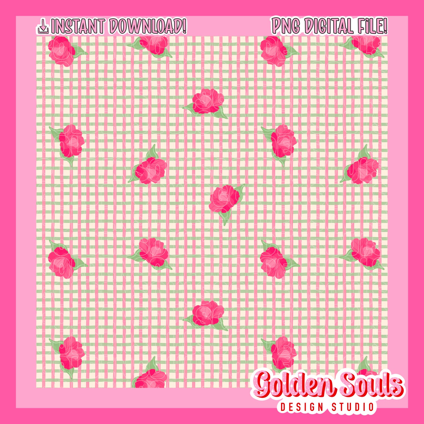 Picnic Floral Plaid