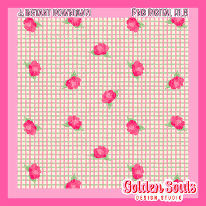 Picnic Floral Plaid