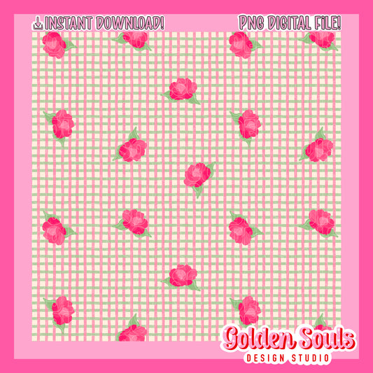 Picnic Floral Plaid