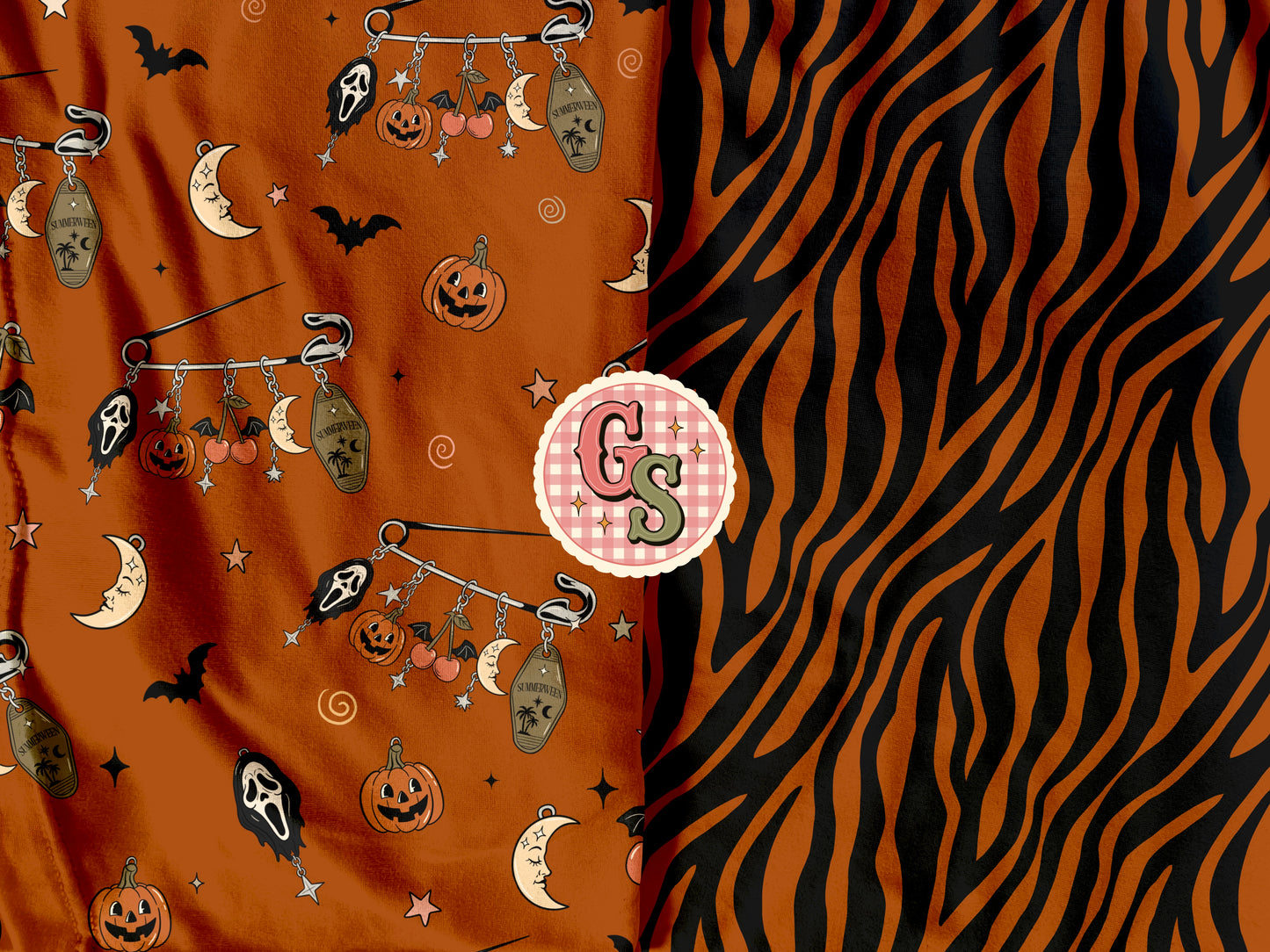 Pinned For Summerween (burnt rust)