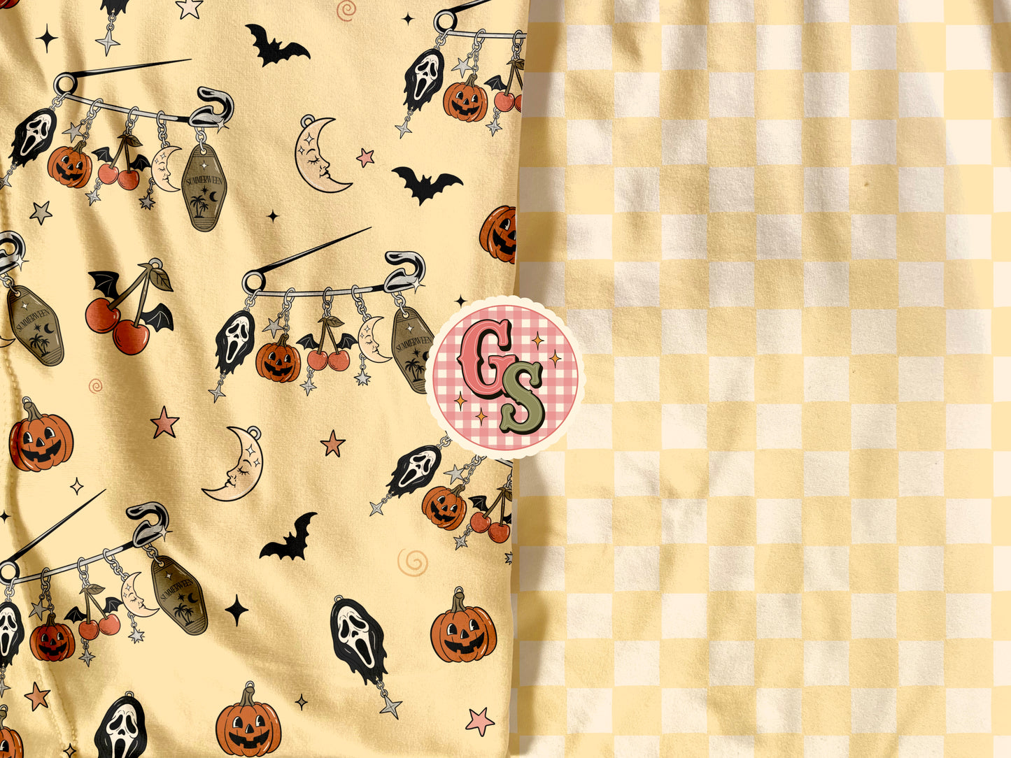 Pinned For Summerween (butter yellow)