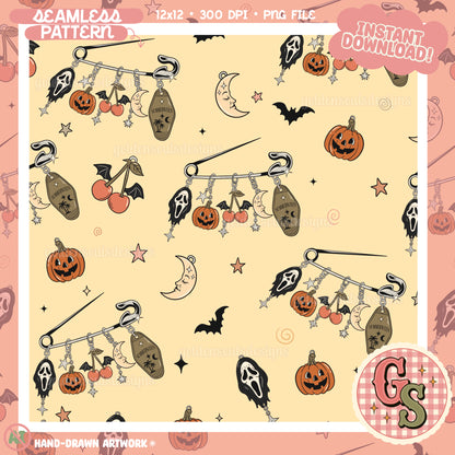 Pinned For Summerween (butter yellow)