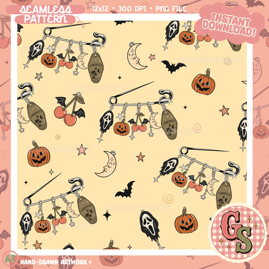 Pinned For Summerween (butter yellow)