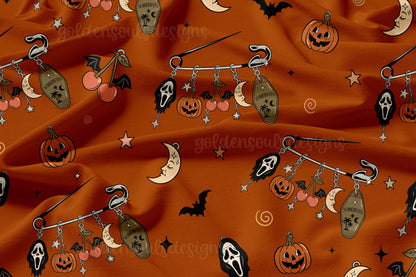 Pinned For Summerween (burnt rust)