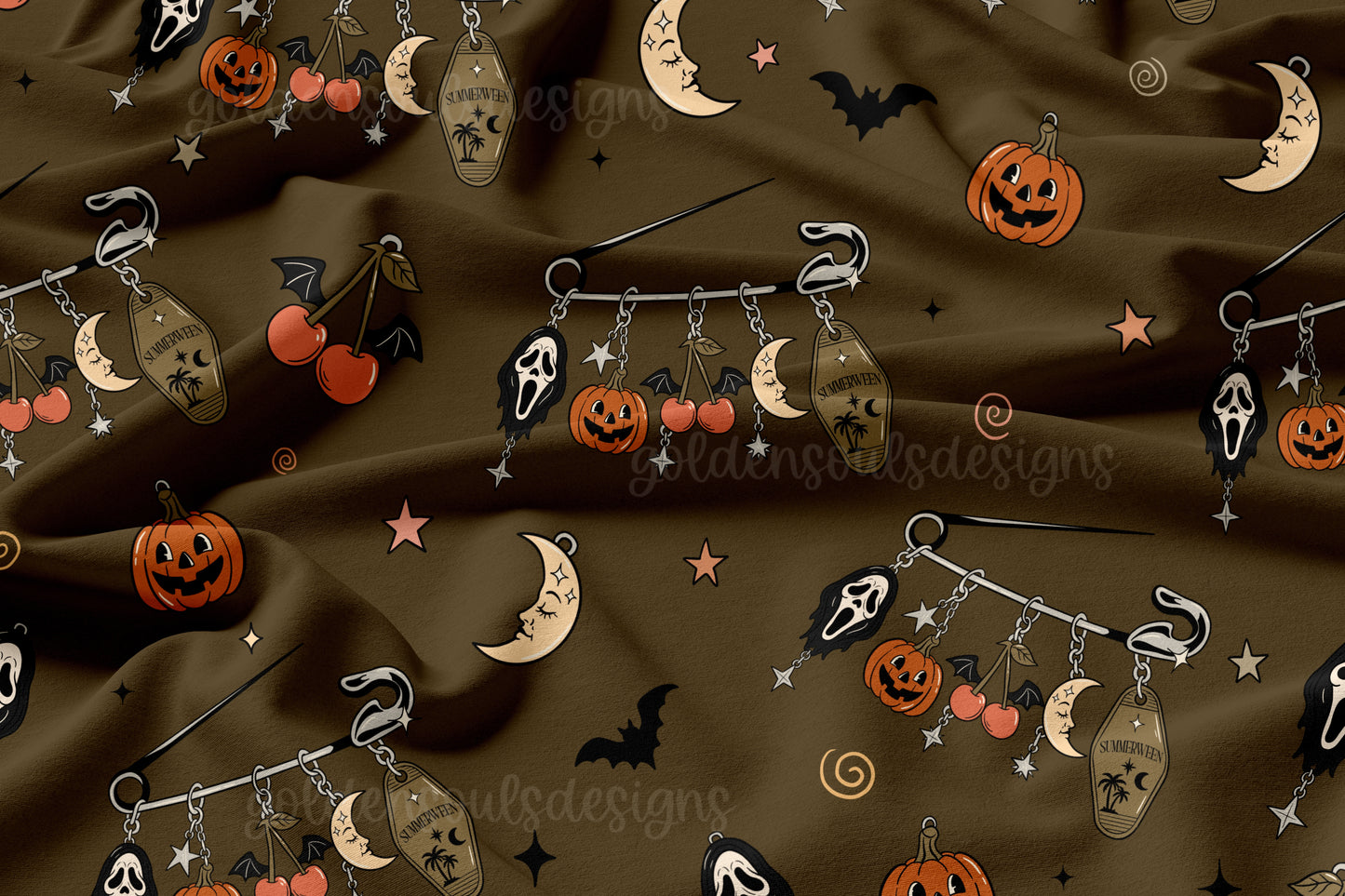 Pinned For Summerween (olive)