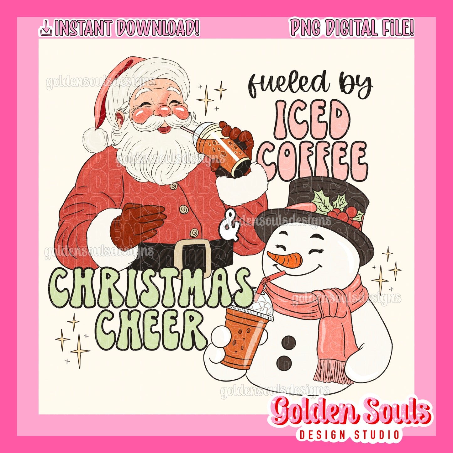 Iced Coffee & Christmas Cheer