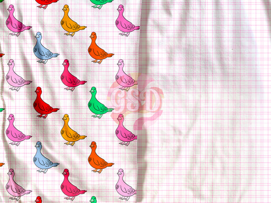 Colorful Geese