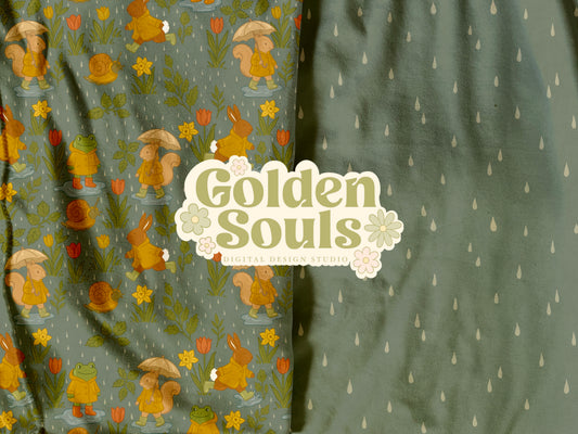 Rainy Day In The Garden