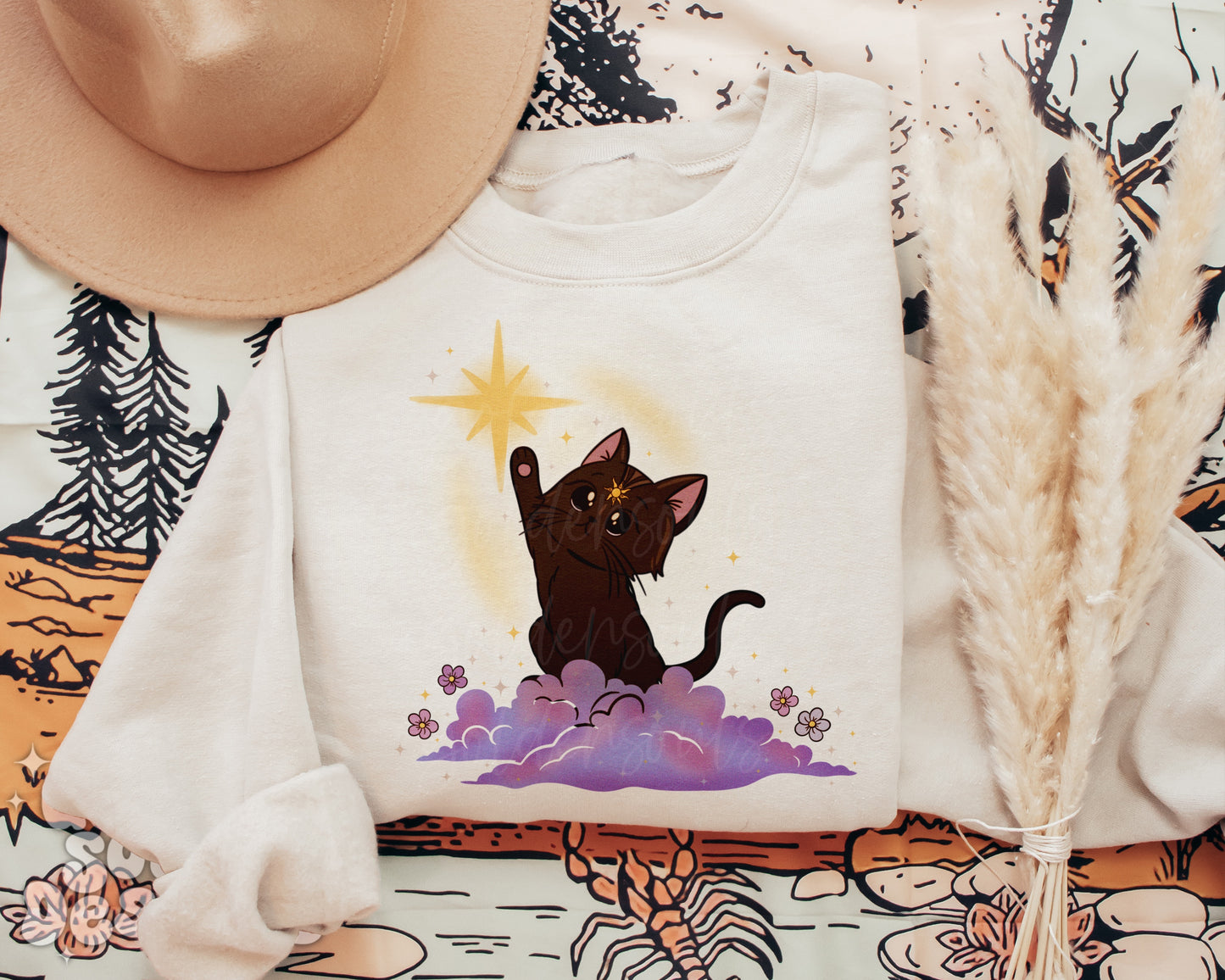 Moonbeam Kitties (black)