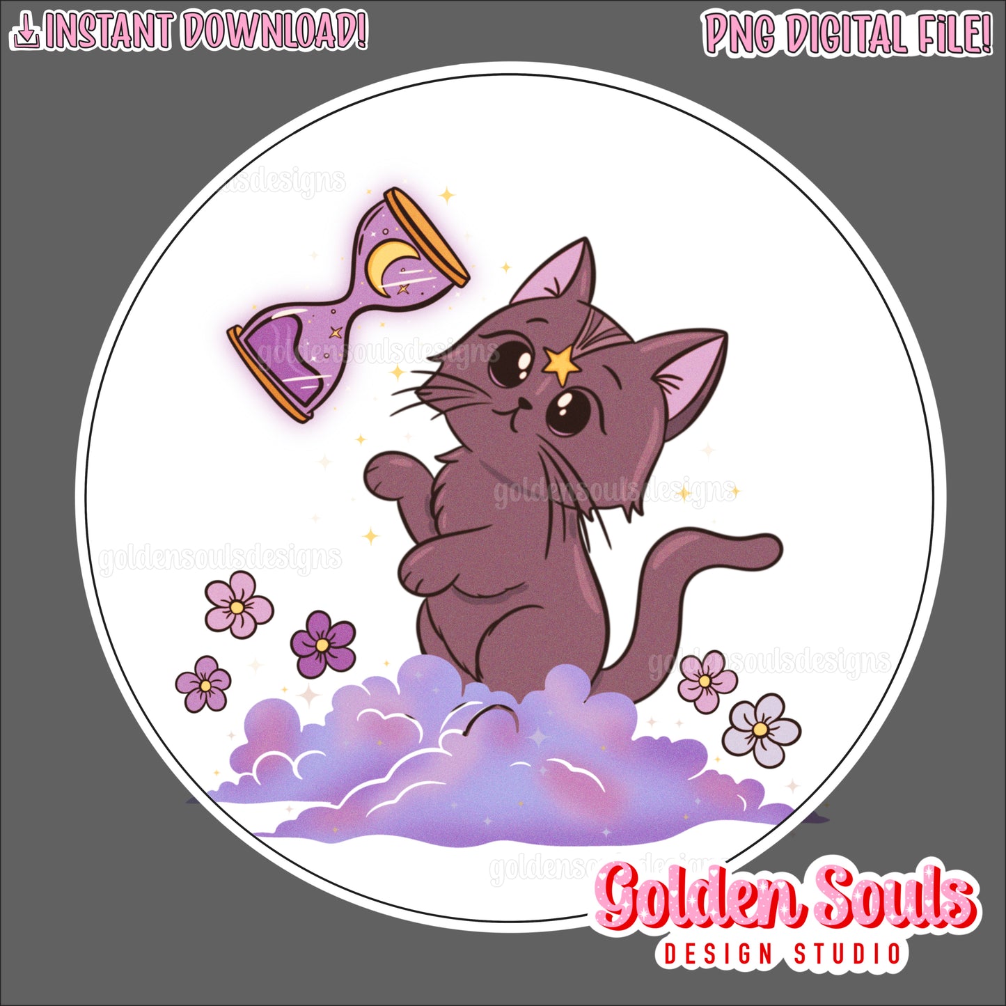 Moonbeam Kitties (Grey)