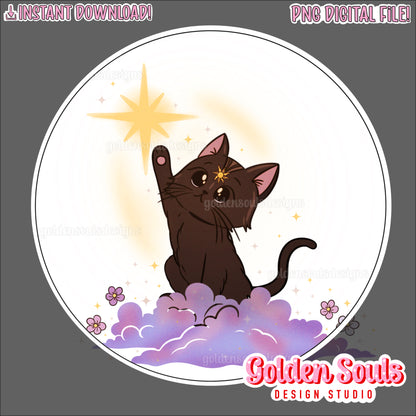 Moonbeam Kitties (black)